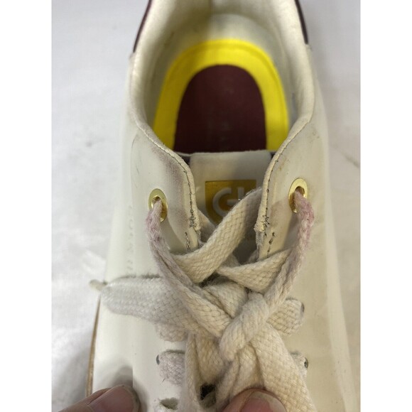 Cole Haan Women’s GrandPrø Topspin Sneakers Size 8.5 B White Leather - Picture 13 of 15